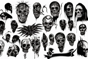 Horror movies back tattoo tattoo idea
