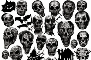Horror movies back tattoo tattoo idea