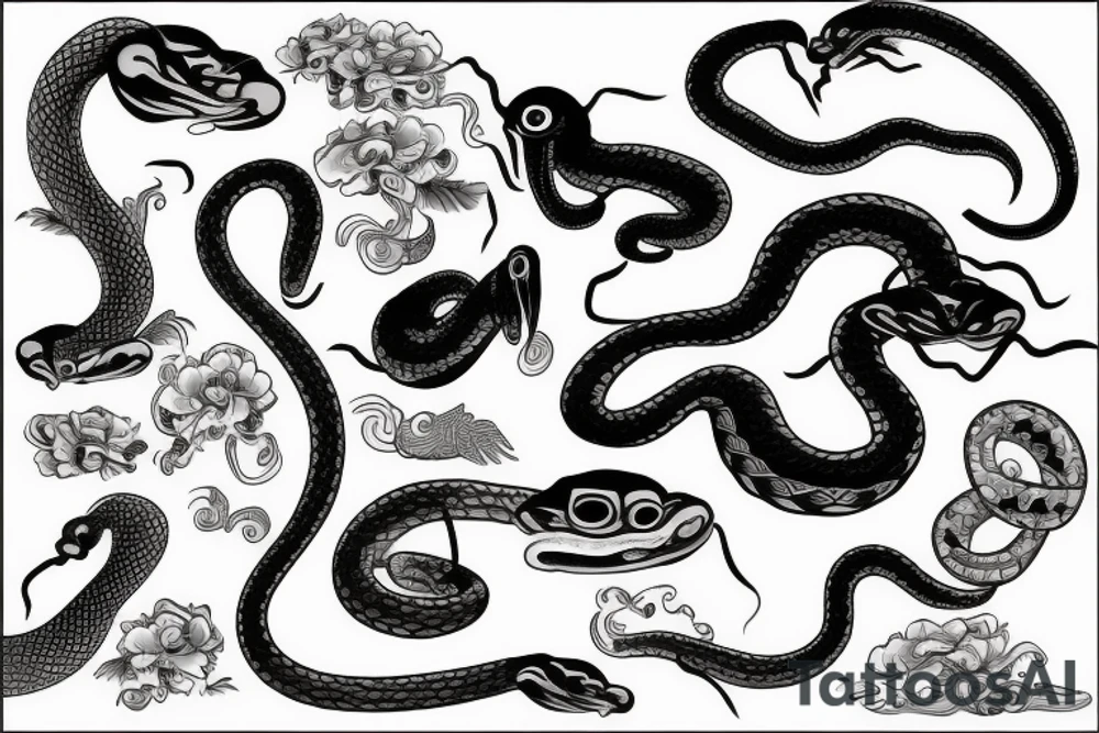 Snake tattoo idea
