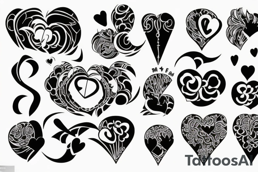 Heart tattoo idea