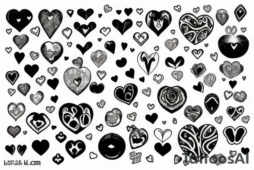 Heart tattoo idea