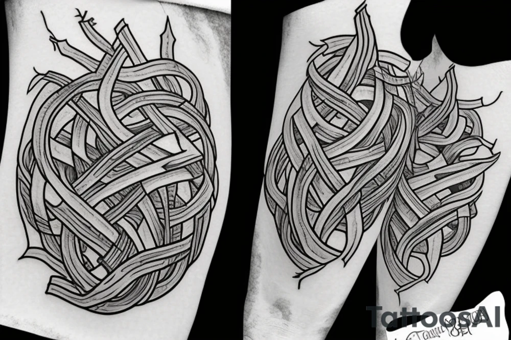 Root knot tattoo idea
