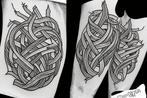 Root knot tattoo idea