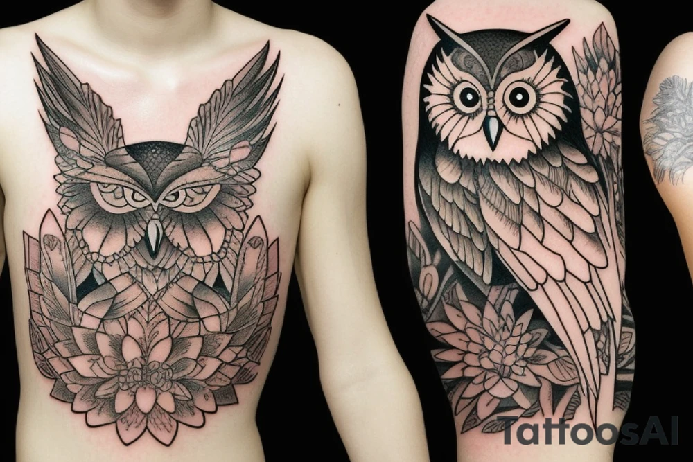 Forrest, owl tattoo idea