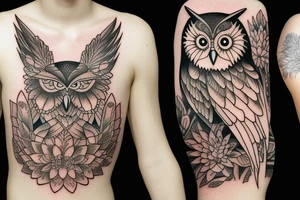 Forrest, owl tattoo idea