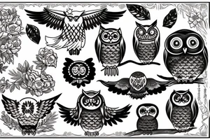 Forrest, owl tattoo idea