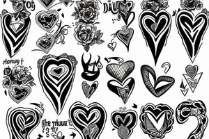 Give your heart but keep your head tattoo idea