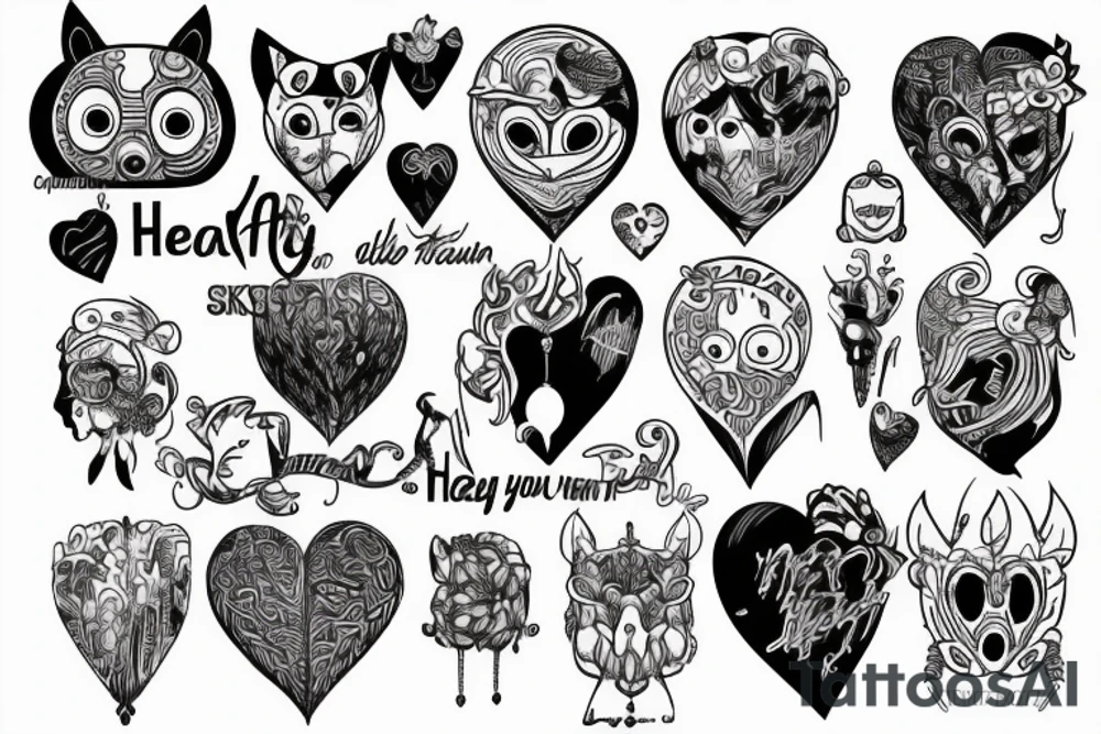 Give your heart but keep your head tattoo idea