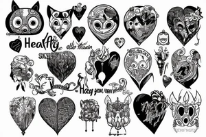 Give your heart but keep your head tattoo idea