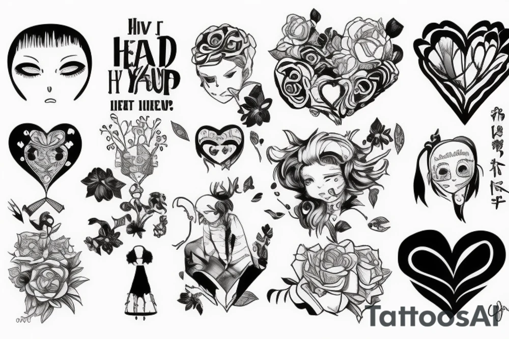 Give your heart but keep your head tattoo idea