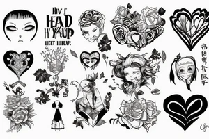 Give your heart but keep your head tattoo idea