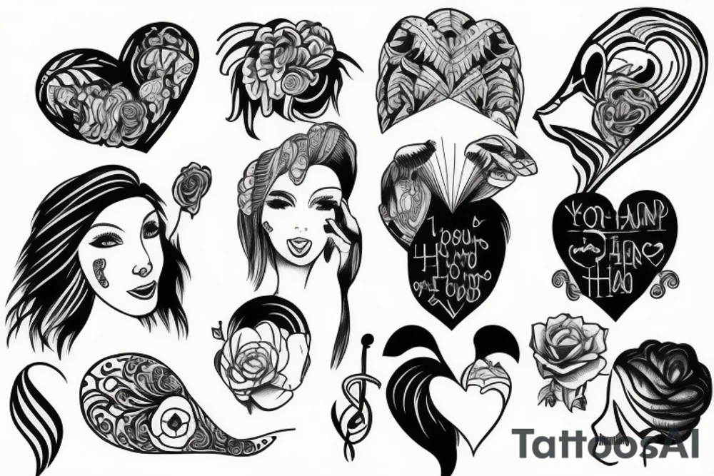 Give your heart but keep your head tattoo idea