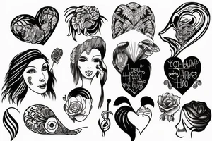 Give your heart but keep your head tattoo idea
