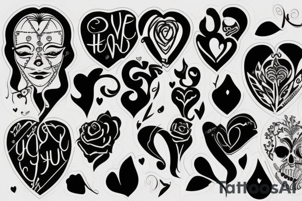 Give your heart but keep your head tattoo idea