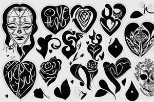 Give your heart but keep your head tattoo idea