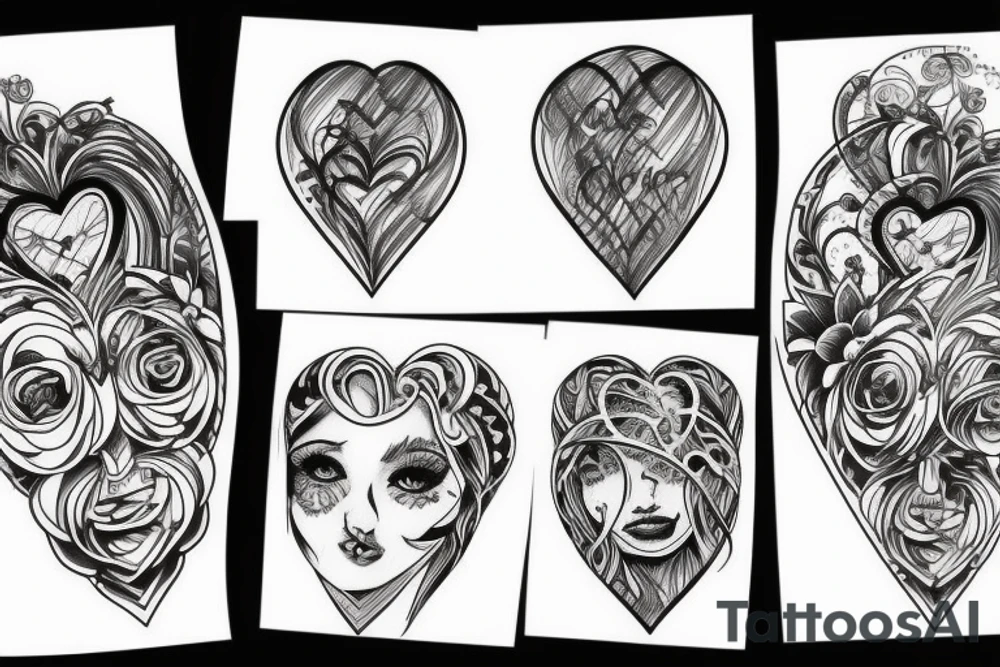 Give your heart but keep your head tattoo idea
