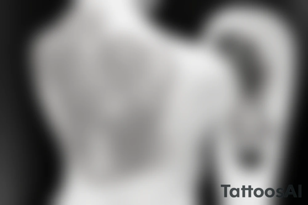 A woman holding a camera like a gun tattoo idea
