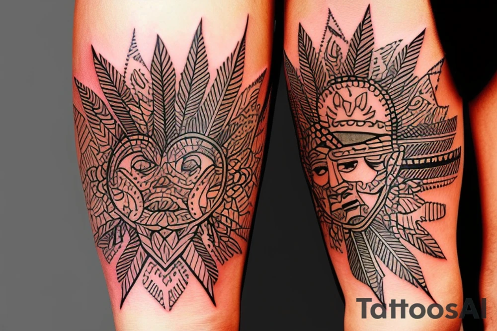 Pehlwan Indian latino work class sweet hunter tattoo idea