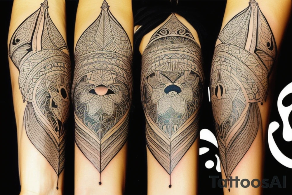 Pehlwan Indian latino classy sweet hunter sensitive organised tattoo idea
