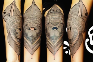 Pehlwan Indian latino classy sweet hunter sensitive organised tattoo idea