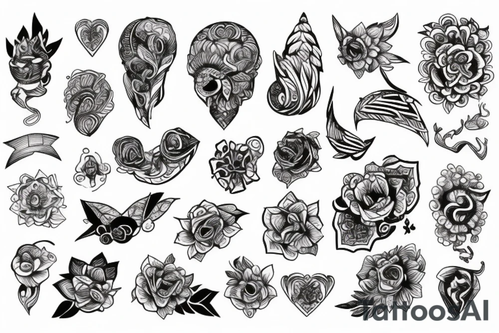 pen and paper tattoo idea