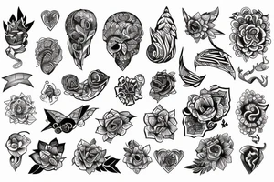 pen and paper tattoo idea