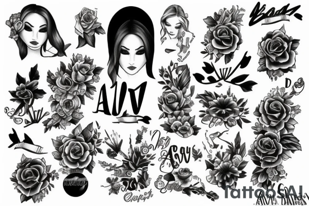 names Ava Beau tattoo idea