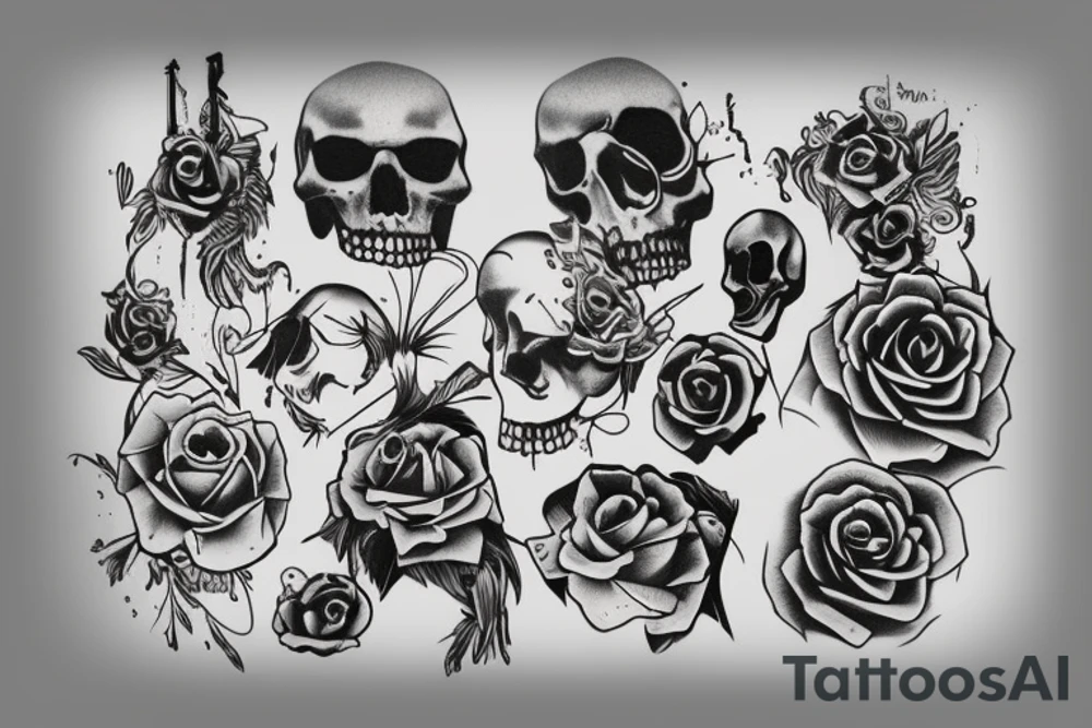 A cool design that says “ immortal until proven otherwise” tattoo idea