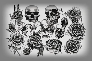 A cool design that says “ immortal until proven otherwise” tattoo idea