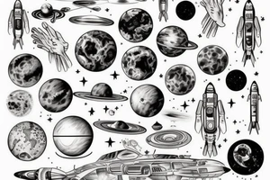 space tattoo idea