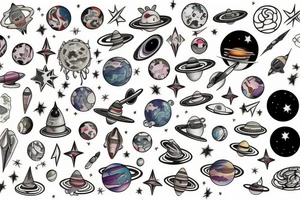 space tattoo idea