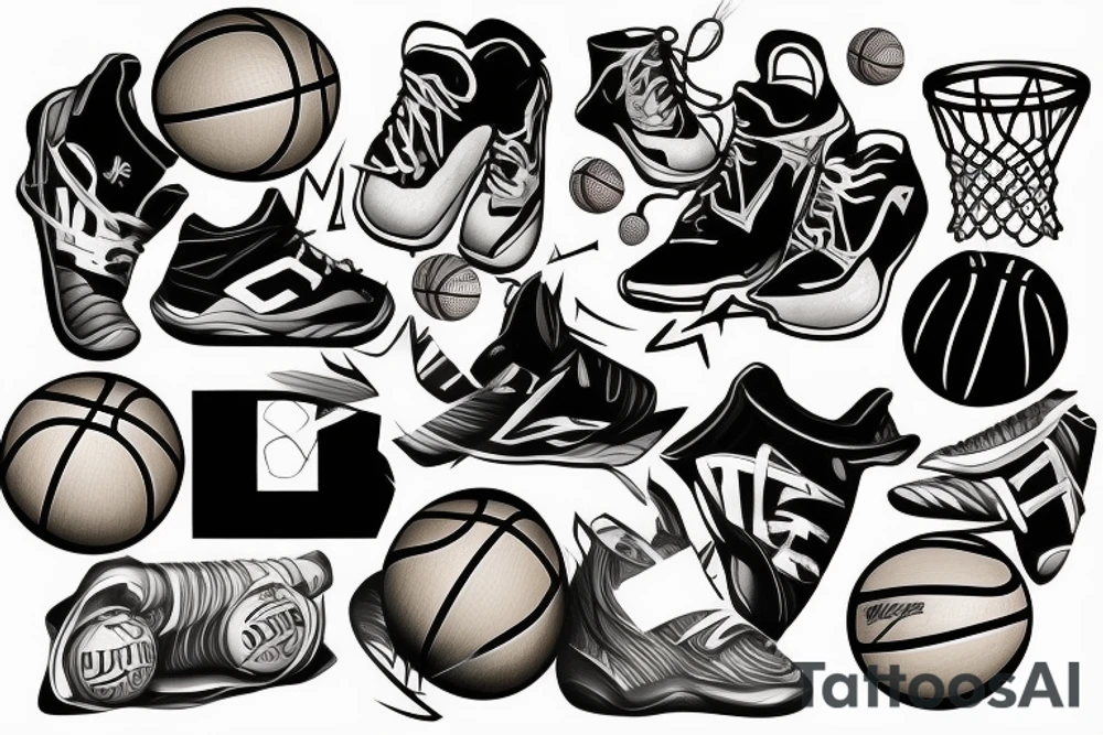 Basketball tattoo idea