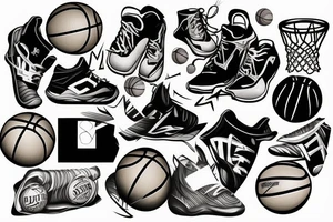 Basketball tattoo idea