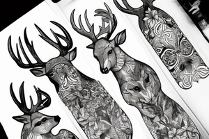 Deer tattoo idea