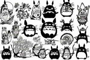 totoro tattoo idea