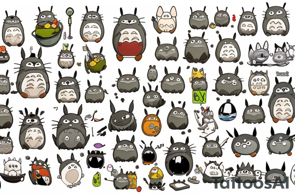 totoro tattoo idea