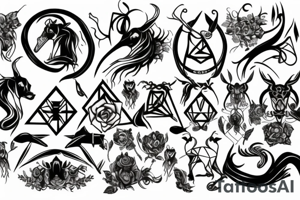 berner sennen hundekopf tattoo idea