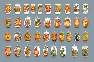 Bowl of Pho in Vietnam with lanterns tattoo idea