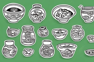 Bowl of Pho in Vietnam with lanterns tattoo idea