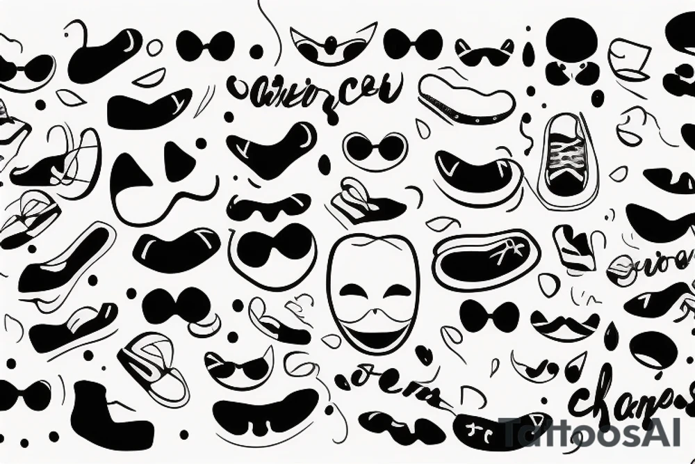 Toecan with a smile tattoo idea