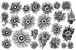 Daisy in a Hurricane tattoo idea