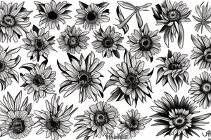 Daisy in a Hurricane tattoo idea