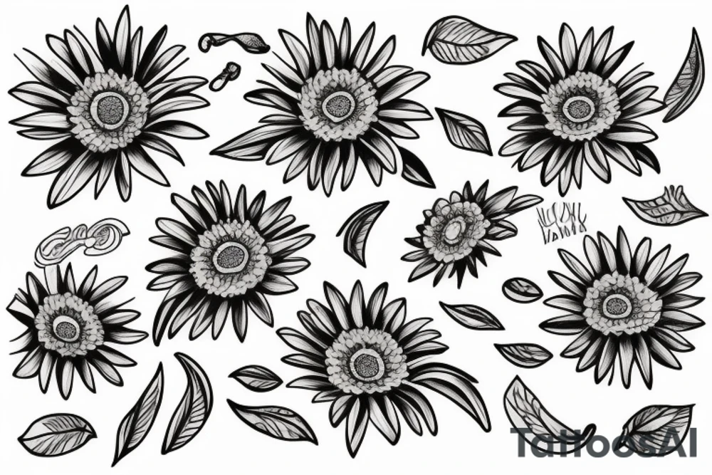 Daisy in a Hurricane tattoo idea