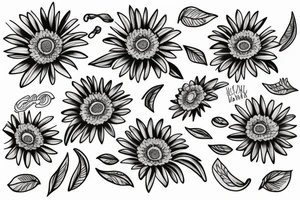 Daisy in a Hurricane tattoo idea