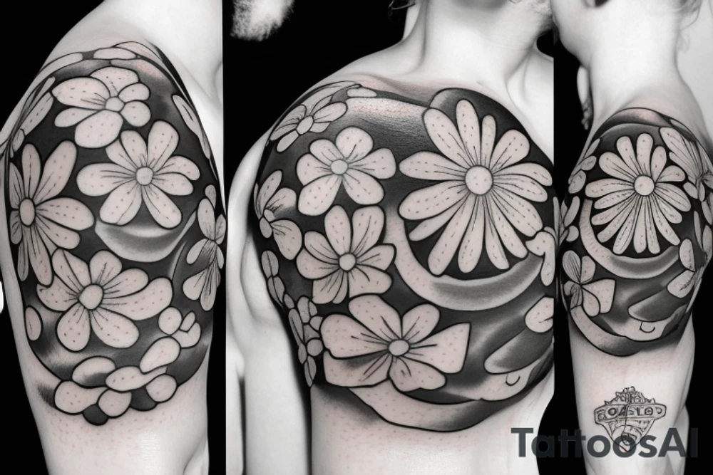 Daisy in a Hurricane tattoo idea