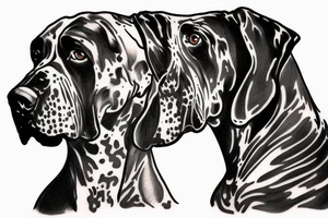 Luther the giant great dane tattoo idea