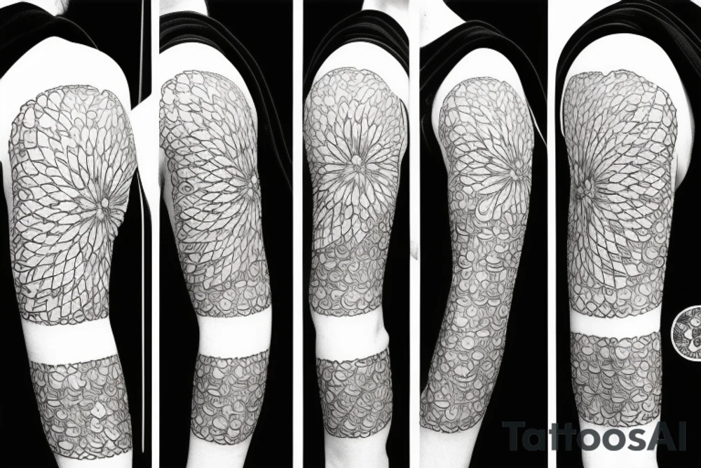 Daisy in a hurricane tattoo idea
