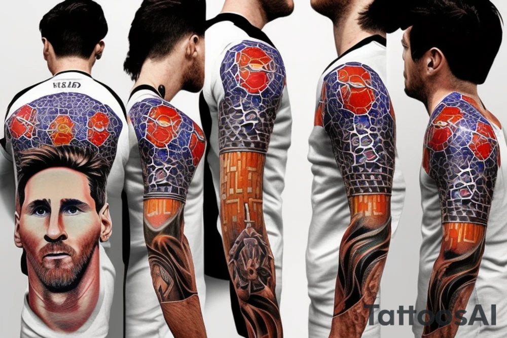 messi world cup tattoo idea