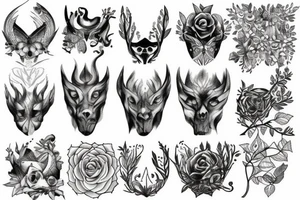 forest tattoo idea