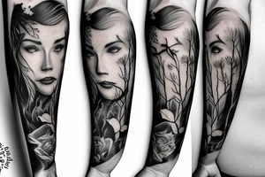 forest tattoo idea